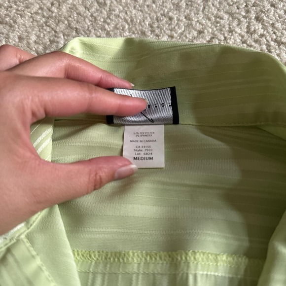 Neon green y2k button down shirt - Picture 4 of 7